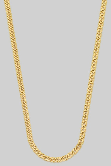Classy Double Chain Link Necklace