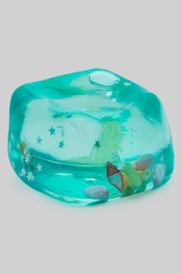 Satisfying Squishy Cube With Sea Life Charms