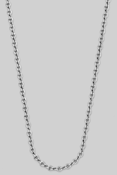 Classic Chain Link Brass Necklace
