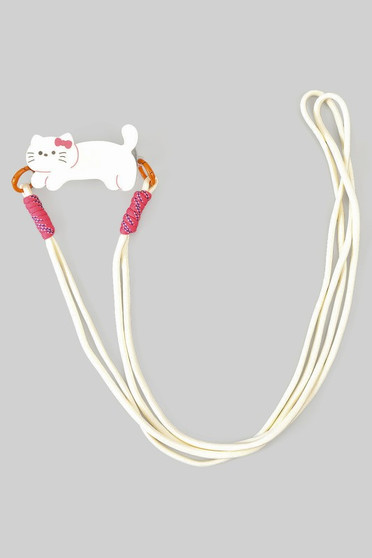 Corded Phone Lanyard With Cat Adjustable Clip Holder