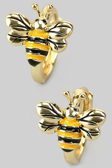 Lacquered Bee Hoops