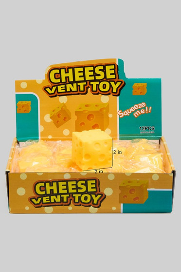 Two Inch Cheese Block Squishy Dozen Pack