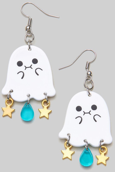 Adorable Ghost Dangle Earrings 