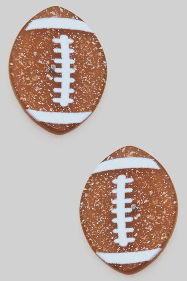 Glittery Football Studs