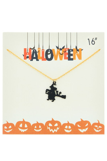 Which On Broom Pendant Necklace