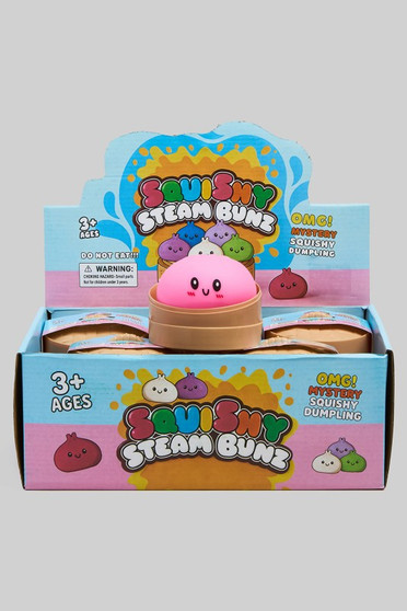 Matte Finish Squishy Steam Bunz Mystery Dozen Pack