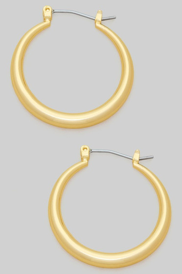 Crescent Width Hinge Hoops