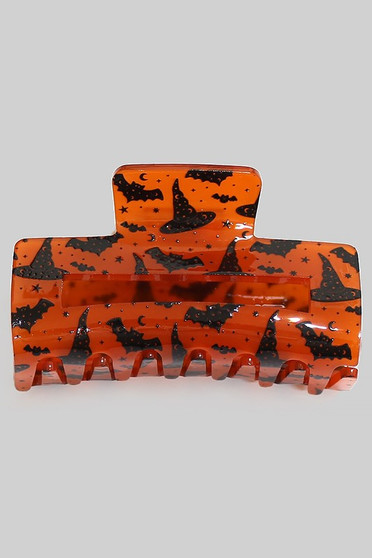 Acrylic Halloween Theme Hair Clip