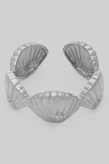 Clam Shell Link Brass Ring
