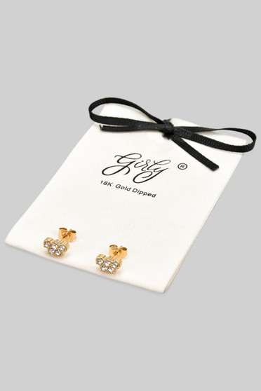 Stainless Steel Dainty Cz Stack Studs