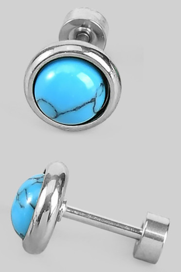 Mini Stainless Steel Screw Back Round Tq Studs