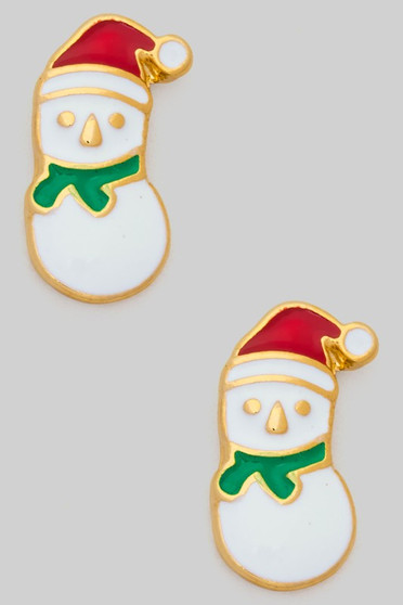Santa Hat Snowman Clip Ons