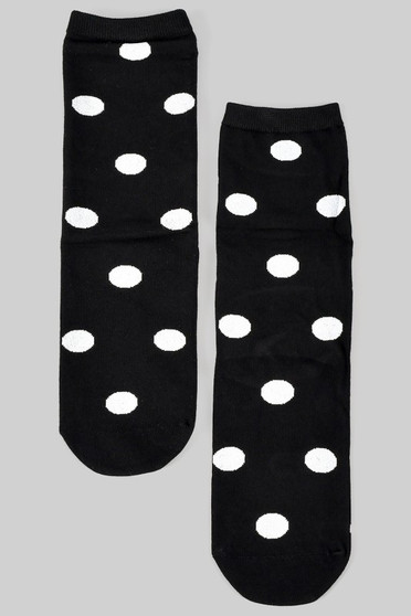 Long Polka Dot Print Socks