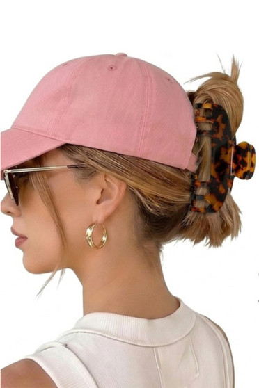 Unique Shaped Tortoise Hair Clip