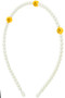 Smiley Face Pearl Headband - #GH1822