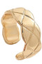 Cross Textured Open Ring