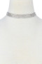 Cz Chevron Choker Necklace