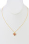 Flower Pressed Heart Necklace