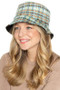 Houndstooth Pattern Bucket Hat