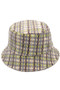 Houndstooth Pattern Bucket Hat