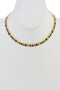 Colorful Ball Drop Choker Necklace