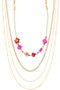 Multi Charm Layered Chain Necklace