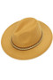 Western Belt Fedora Hat - #KC15246