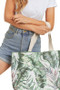 Large Leaf Tote Bag