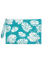 Palm Leaf Wristlet Pouch Bag