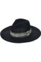 Aztec Band Woven Panama Hat - #BHP210056