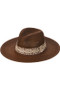 Aztec Band Woven Panama Hat - #BHP210056