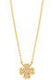 Diamond Clover Pendant Necklace - #IN21766