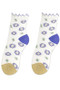 Flower Nylon Ankle Socks - #KL16216