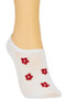 Floral No Show Socks