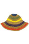 Crochet Straw Bucket Hat - #KC15580