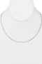 Dainty Flat Chain Necklace - #GN8080
