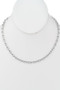 Round Link Chain Necklace - #GN7986
