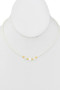 Mop Clover Charms Pearl Necklace