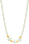 Mop Clover Charms Pearl Necklace