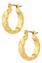 Twist Rope Mini Huggie Earrings