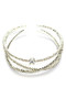 Rhinestone Crossover Cuff Bracelet
