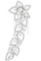 Cz Pearl Floral Vine Hiar Comb