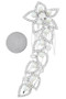 Cz Pearl Floral Vine Hiar Comb