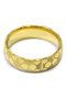 Flower Texture Band Ring