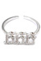 Rhinestone Angel Number Ring - #KR18499-RH