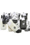Assorted Black White Socks