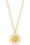Radiant Sun Pendant Necklace - #1C0518
