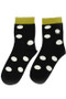 Polka Dot Smiley Face Ankle Socks