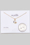 14K Crescent Moon Pendant Necklace