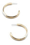 Colored Enamel Hoop Earrings